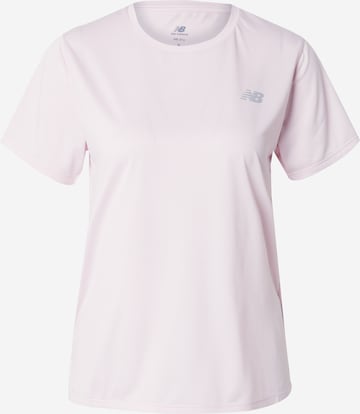 new balance Funkční tričko 'Essentials' – pink: přední strana
