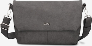 Sac à bandoulière 'MADEMOISELLE' ZWEI en gris : devant
