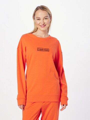 Calvin Klein Underwear Sweatshirt in Orange: front