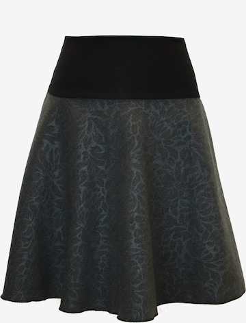 dunkle design Skirt 'Loden Uni' in Grey: front