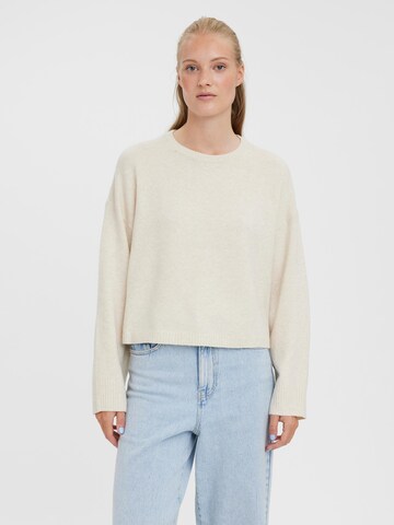 VERO MODA Trui 'Doffy' in Beige: voorkant