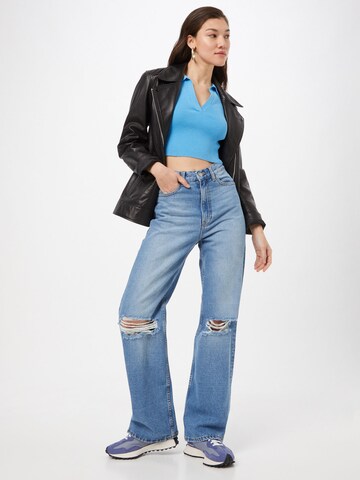 Dr. Denim Wide leg Jeans 'Echo' i blå