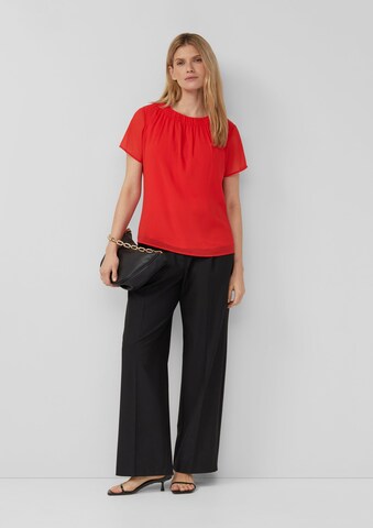 s.Oliver Blouse in Rood