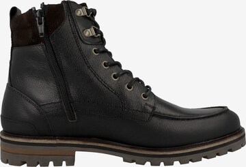 PANTOFOLA D'ORO Lace-Up Boots 'Massi' in Black