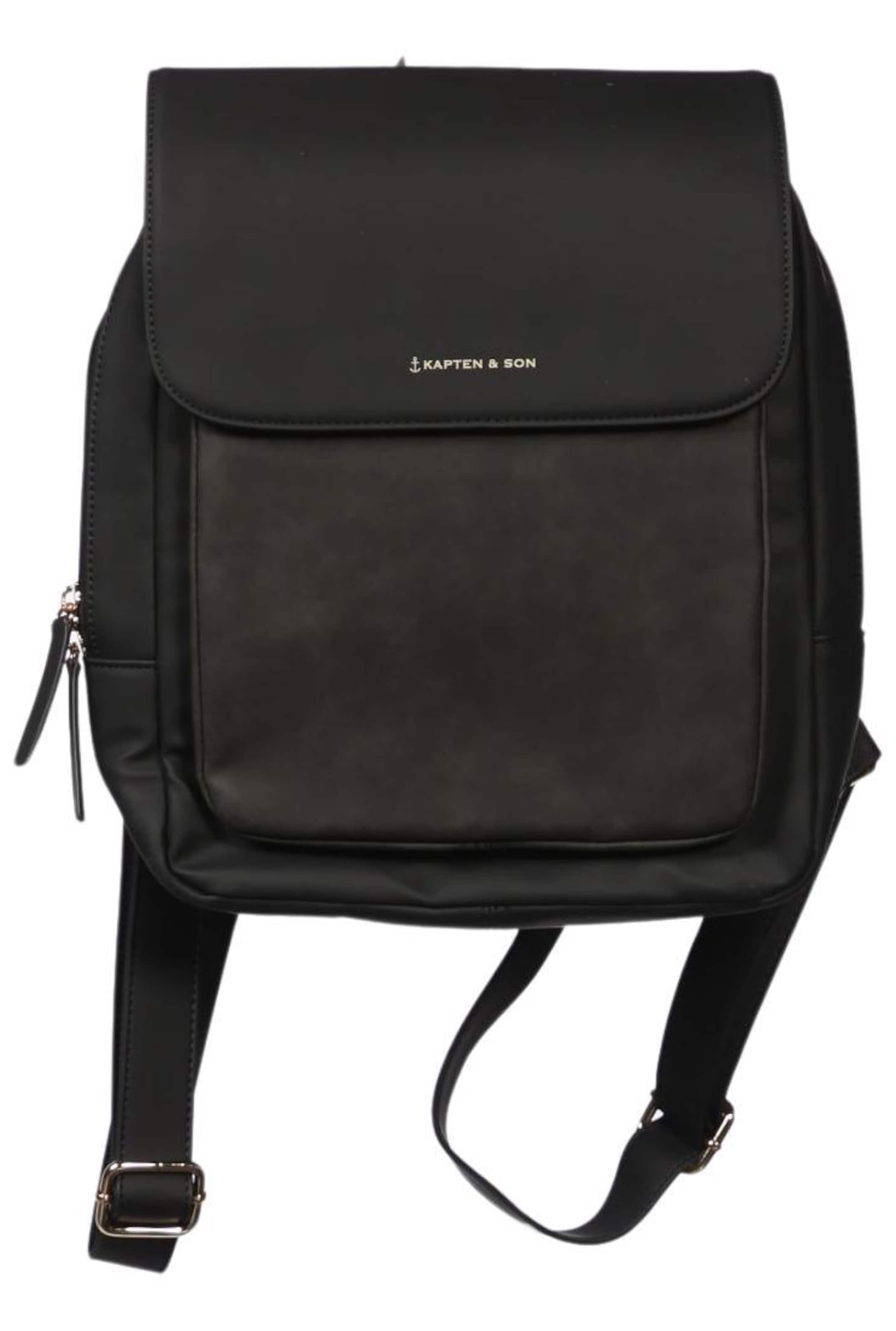 Kapten & Son Backpack in One size in Black: front
