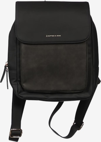 Kapten & Son Rucksack One Size in Schwarz: Vorderseite