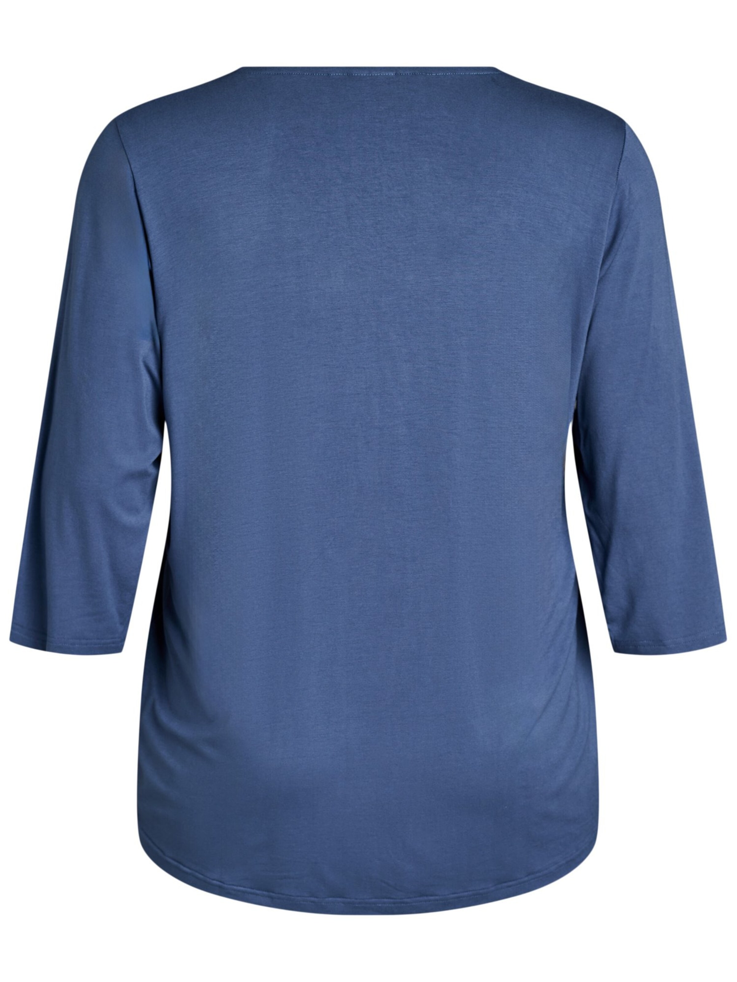 Camicia da notte 'Mhali' di Zizzi in blu