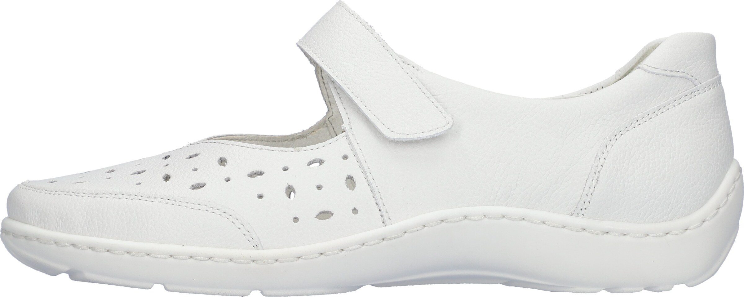 WALDLÄUFER Ballet Flats with Strap in White