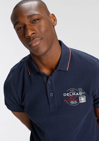 DELMAO Poloshirt in Blau
