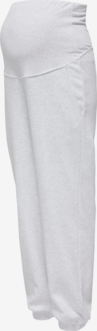 Only MaternityTapered Hlače 'OLMCHICA' - siva boja: prednji dio