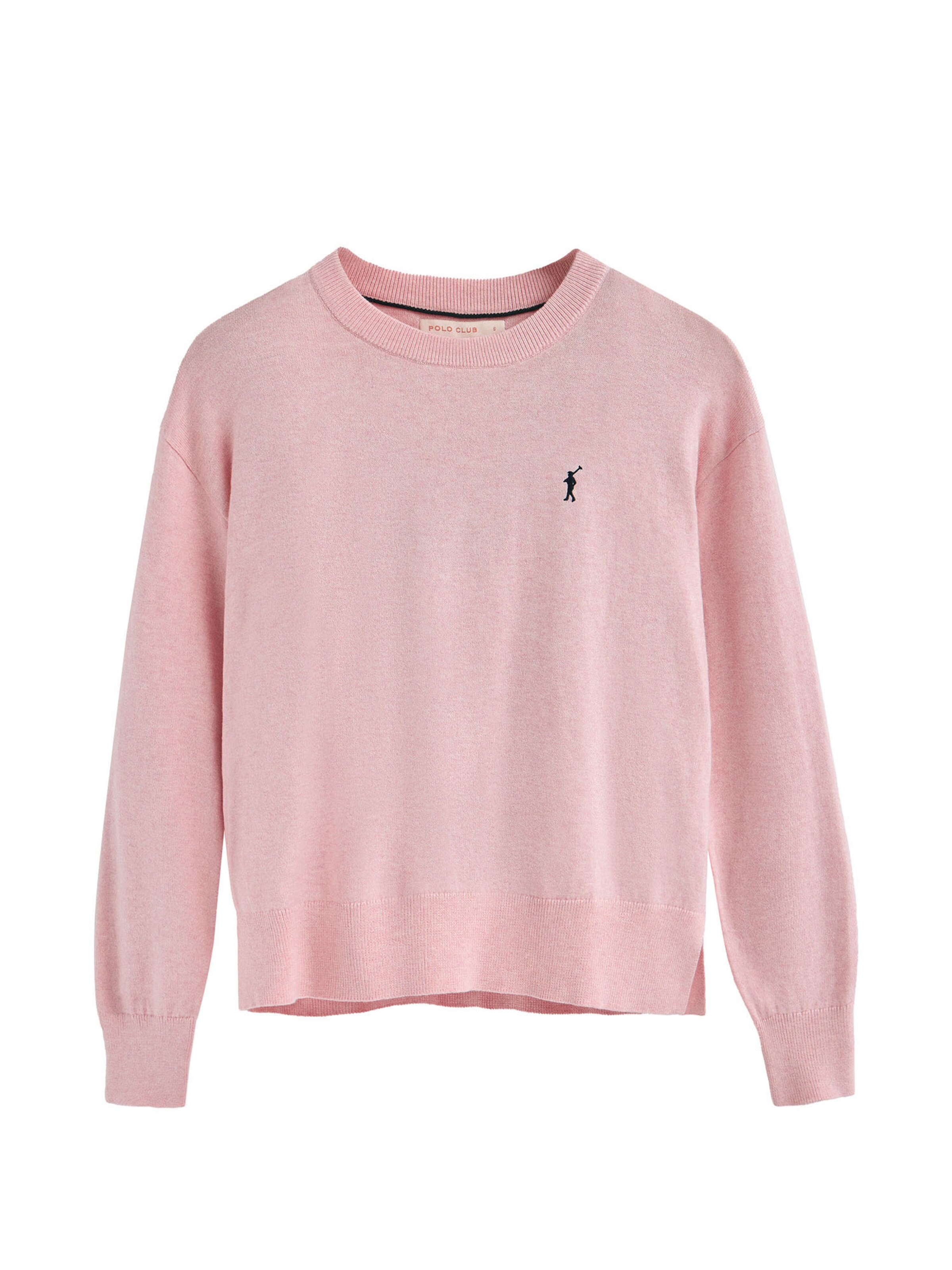 Polo Club Pullover in Pink: Vorderseite
