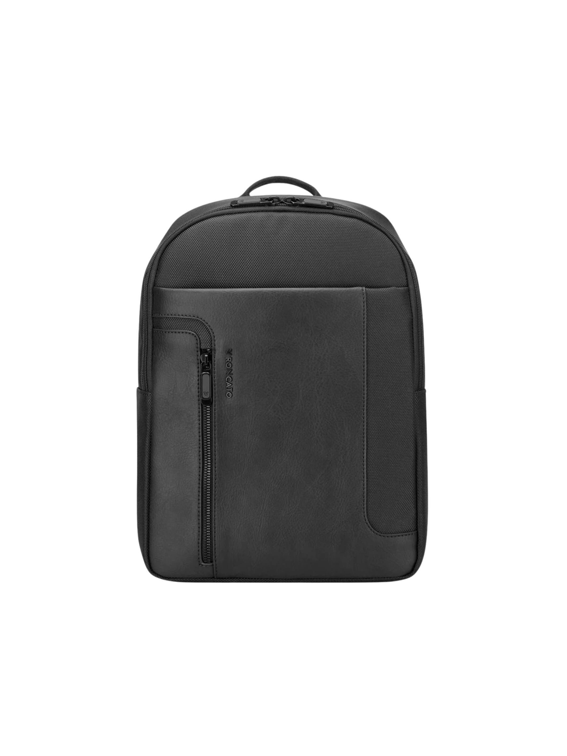 Roncato Rugzak 'RONCATO ZAINO PICCOLO 1 COMP PANAMA 4.0 ZAINO' in Zwart: voorkant
