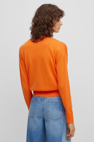 BOSS Orange Knit Cardigan 'Fedasa' in Orange