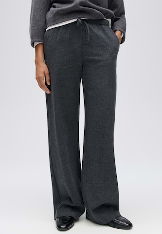 OPUS Wide leg Trousers 'Melane' in Grey: front