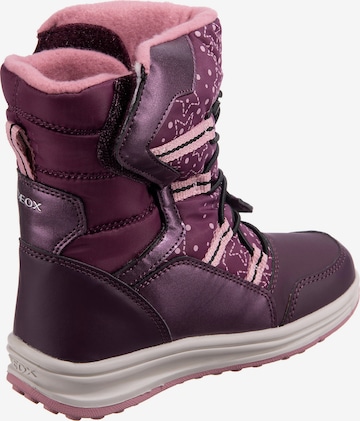 GEOX Snowboots 'Roby' in Lila