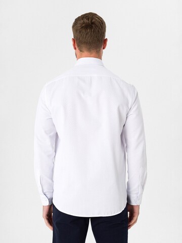 Regular fit Camicia di Dandalo in bianco