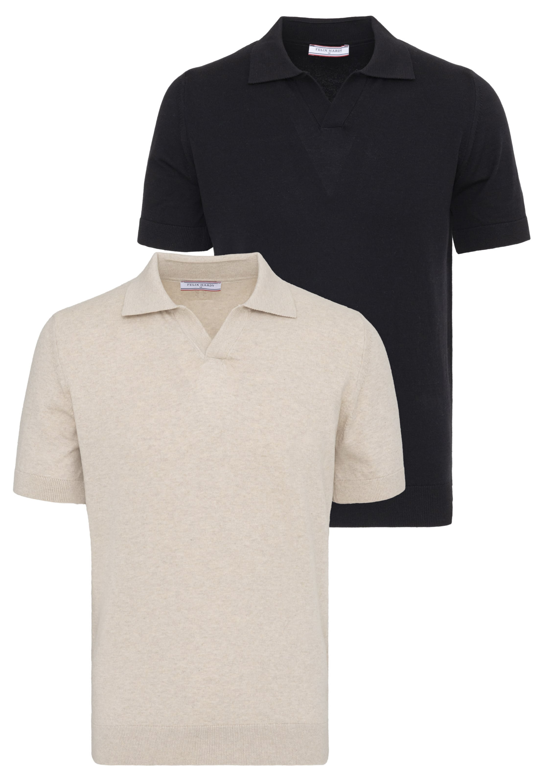 Felix Hardy Shirt in hellbeige / schwarz, Produktansicht