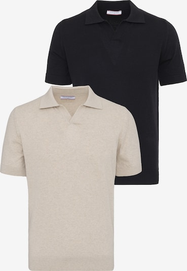 Marškinėliai iš Felix Hardy, spalva – gelsvai pilka spalva / juoda, Prekių apžvalga