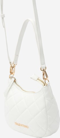 VALENTINO - Mala de ombro 'Ocarina' em branco: frente