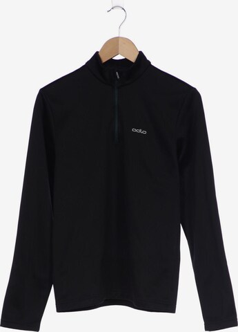 ODLO Sweatshirt & Zip-Up Hoodie in S in Black: front