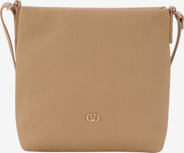 GERRY WEBER - Mala de ombro 'Be Different' em bege: frente