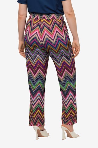 Wide Leg Pantalon Ulla Popken en mélange de couleurs