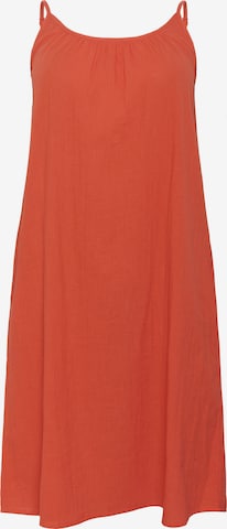 Robe 'Paula' KAFFE CURVE en rouge : devant