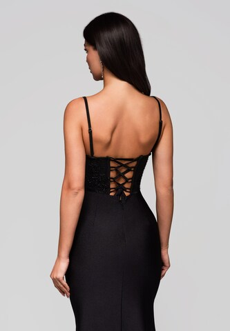 Ombre Kleid 'Serena' in Schwarz
