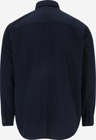 Jack & Jones Plus Regular fit Button Up Shirt 'CHASER JOSHUA' in Blue