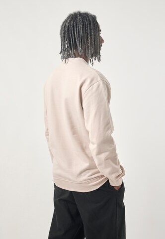 Cleptomanicx Sweatshirt 'Embrace Football' in Beige