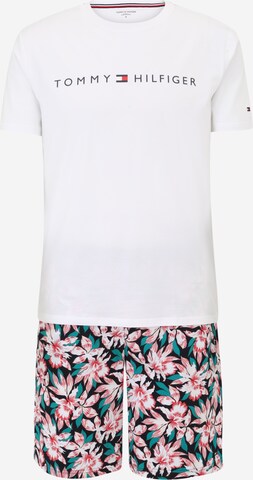 Tommy Hilfiger Underwear Short Pajamas in White: front