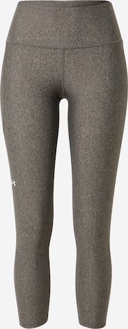 UNDER ARMOUR Skinny Workout Pants in Grey: front