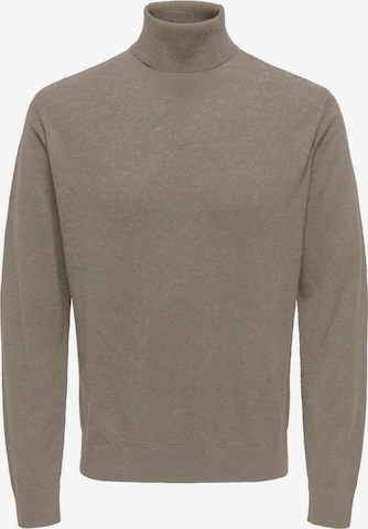 Only & Sons Neulepaita 'ONSLOUI' värissä ruskea: etupuoli