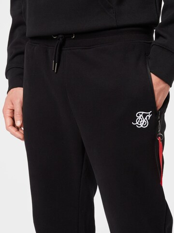 SikSilk Tapered Broek in Zwart