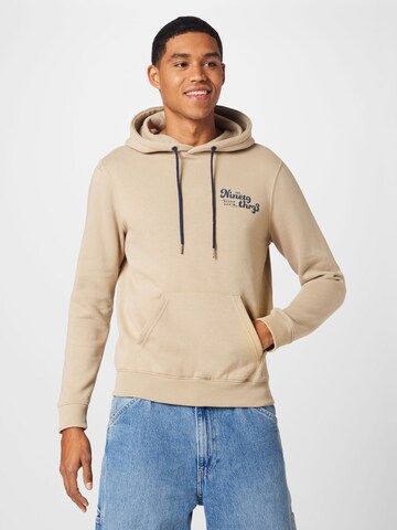 Sweat-shirt BLEND en beige : devant