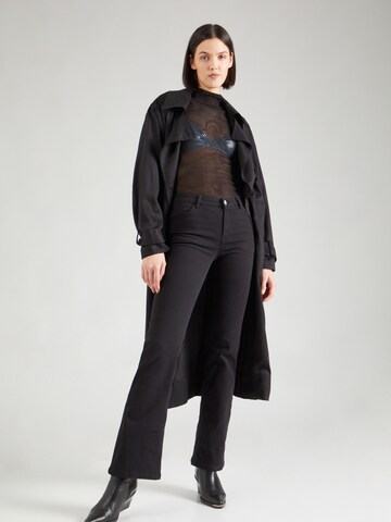 évasé Pantalon Monki en noir