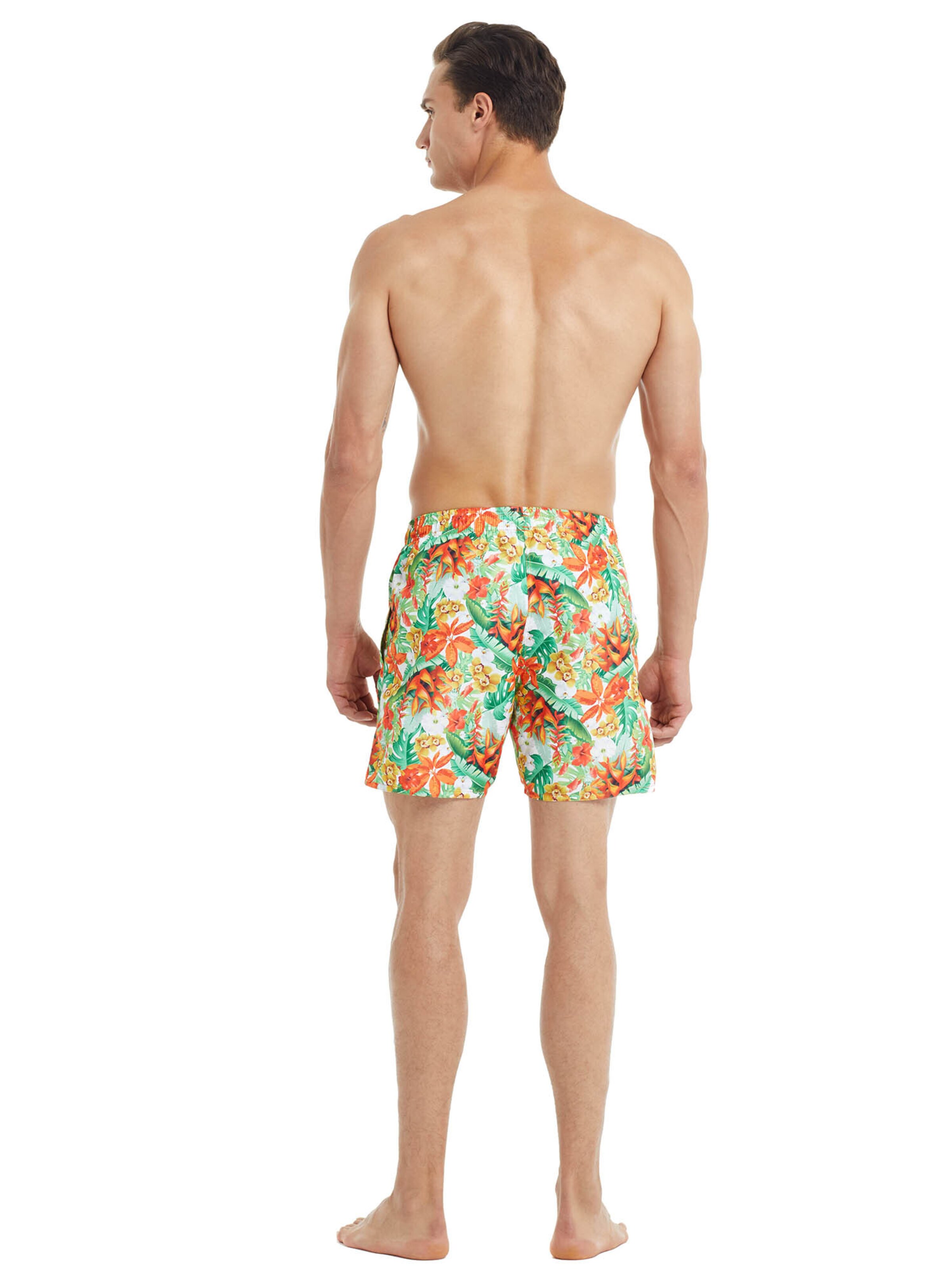 Blackspade Swimming shorts ' Summer Prints ' in Green