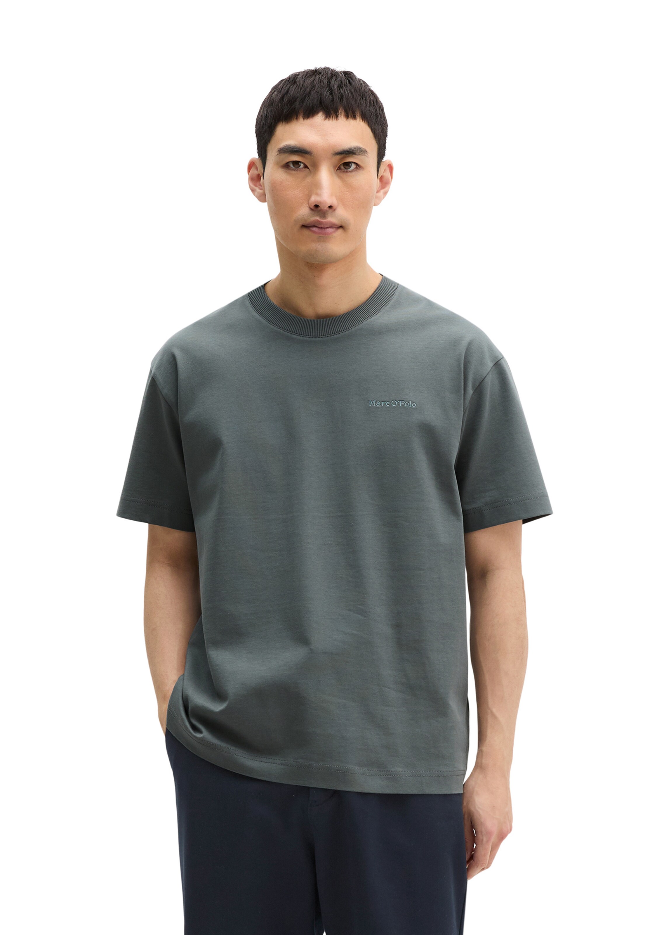 Marc O'Polo Shirt in Grijs: voorkant