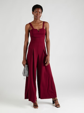 Tuta jumpsuit 'CHLOE' di WAL G. in rosso