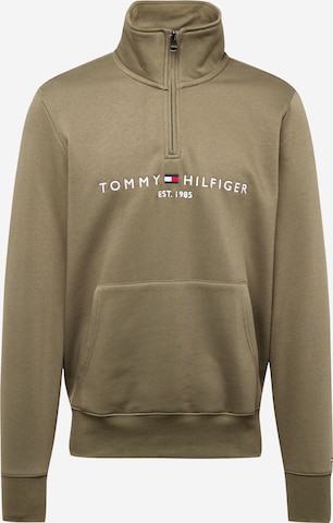 TOMMY HILFIGER Свитшот в Зеленый: спереди