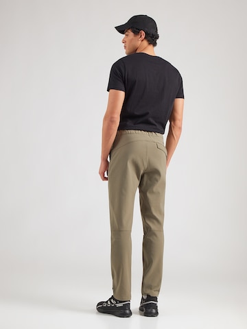 COLUMBIA Regularen Outdoor hlače 'Time to Trail' | zelena barva: zadnja stran