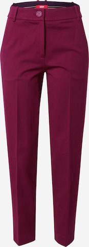 ESPRIT Slimfit Broek in Lila: voorkant