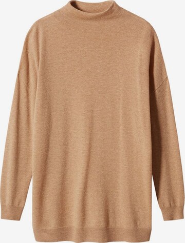 MANGO Sweater in Brown: front