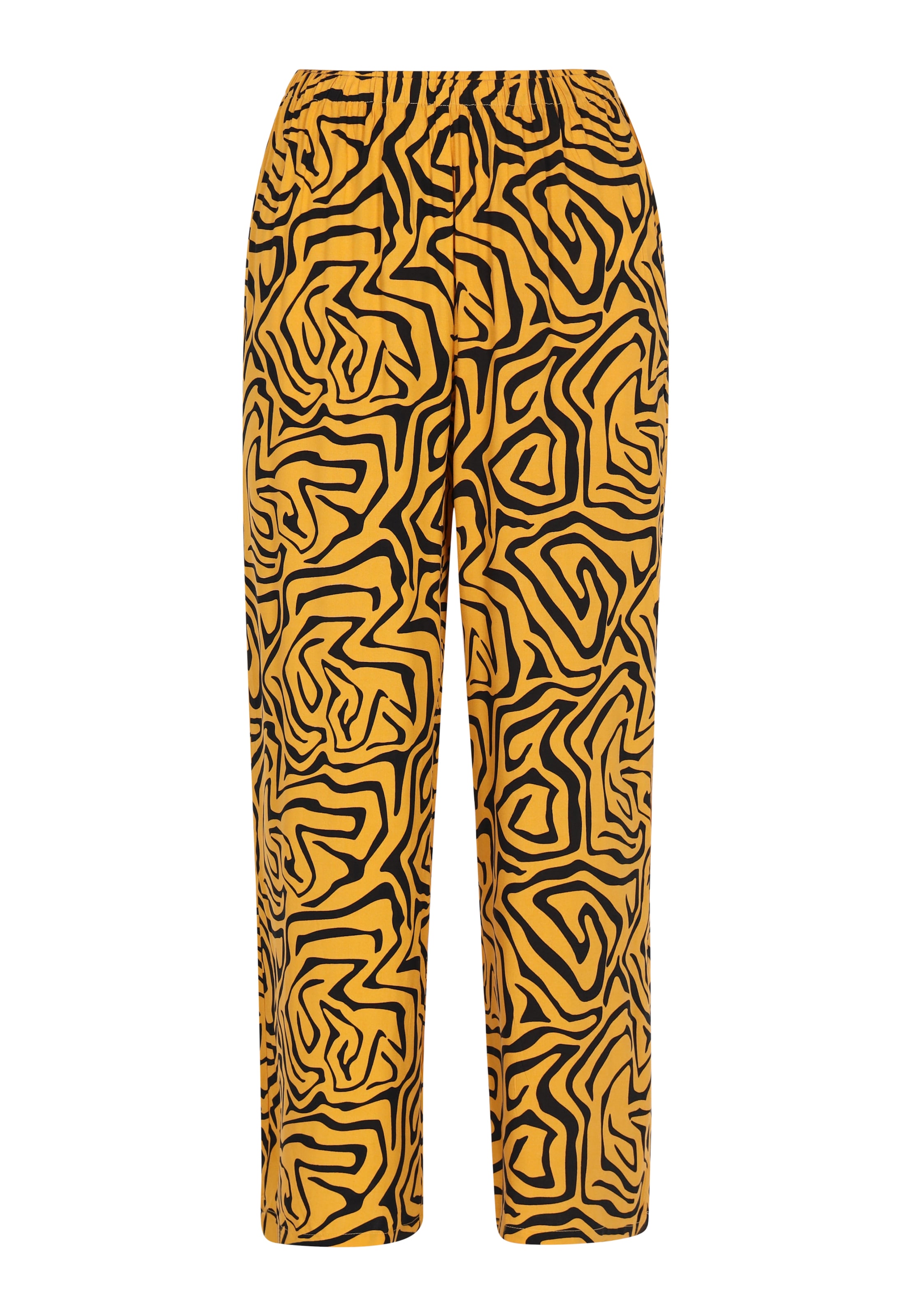 myMo ROCKS Püksid tumekollane / must, Tootevaade