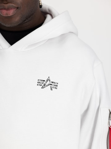 ALPHA INDUSTRIES - Sudadera en blanco