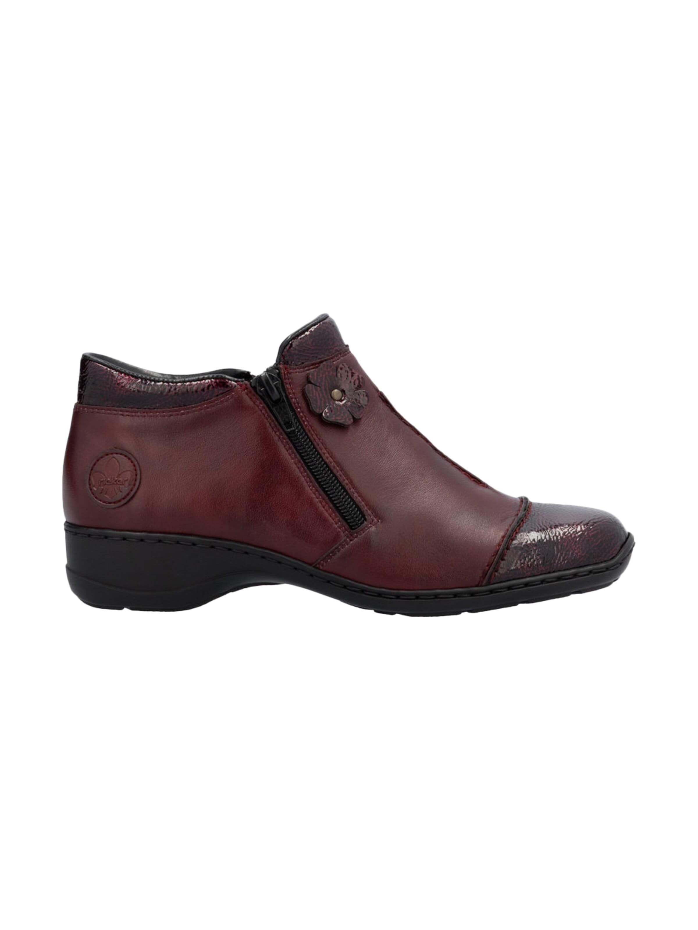 Bottines Rieker en rouge