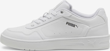 Baskets basses 'Court Classy' PUMA en blanc : devant
