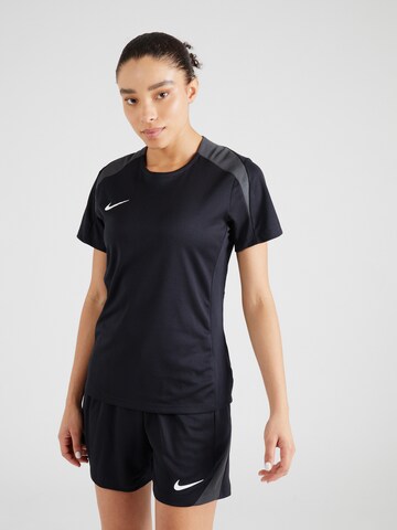NIKE Sportshirt 'STRIKE' in Schwarz: Vorderseite