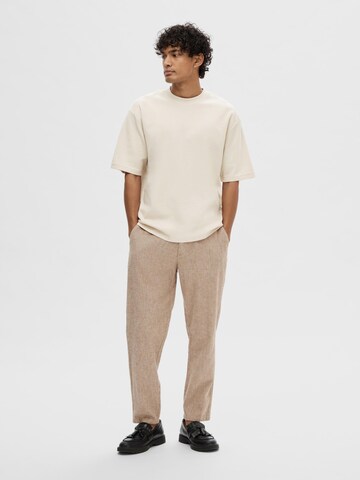 SELECTED HOMME Bluser & t-shirts 'OSCAR' i beige