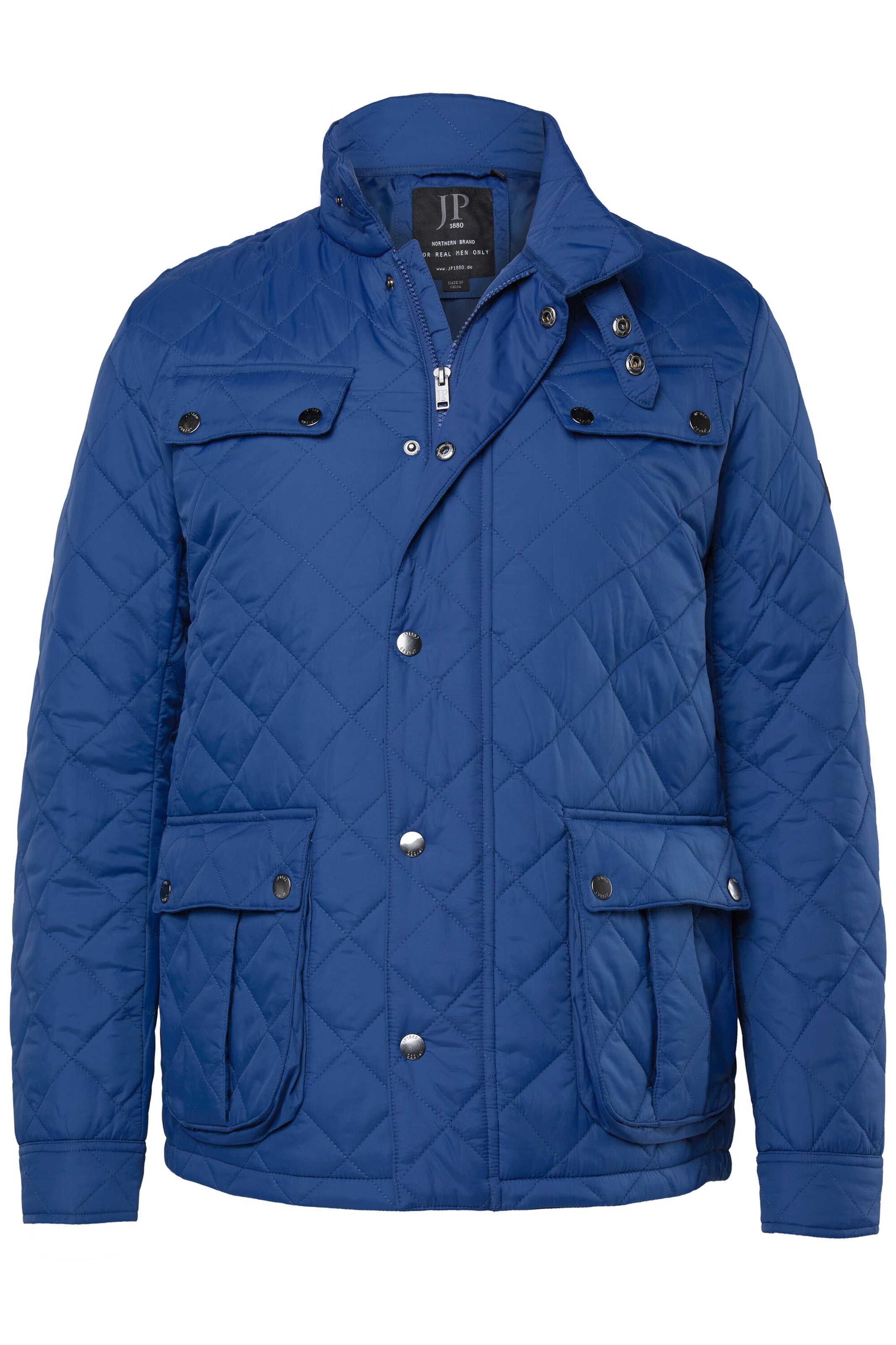 JP1880 Winterjas in Blauw: voorkant